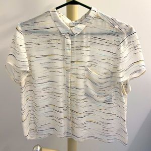 Babaton 100% silk t-shirt
